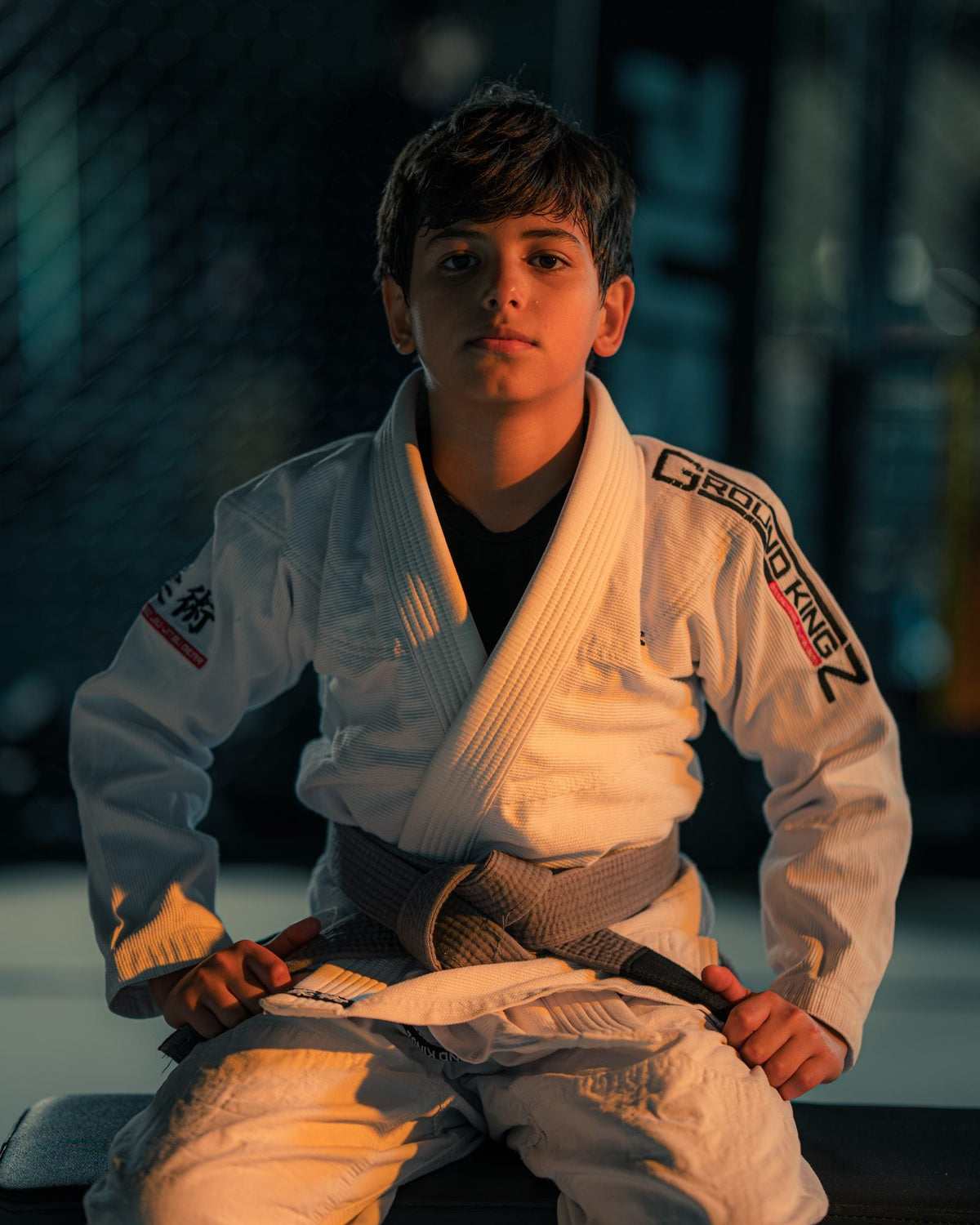 Ground Kingz Kids' Classic White Gi collection highlight